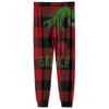 Men's Drawstring Pocket Casual Pants, Checkered Striped Printed Pocket Casual Pants, Home Sleeping Pants