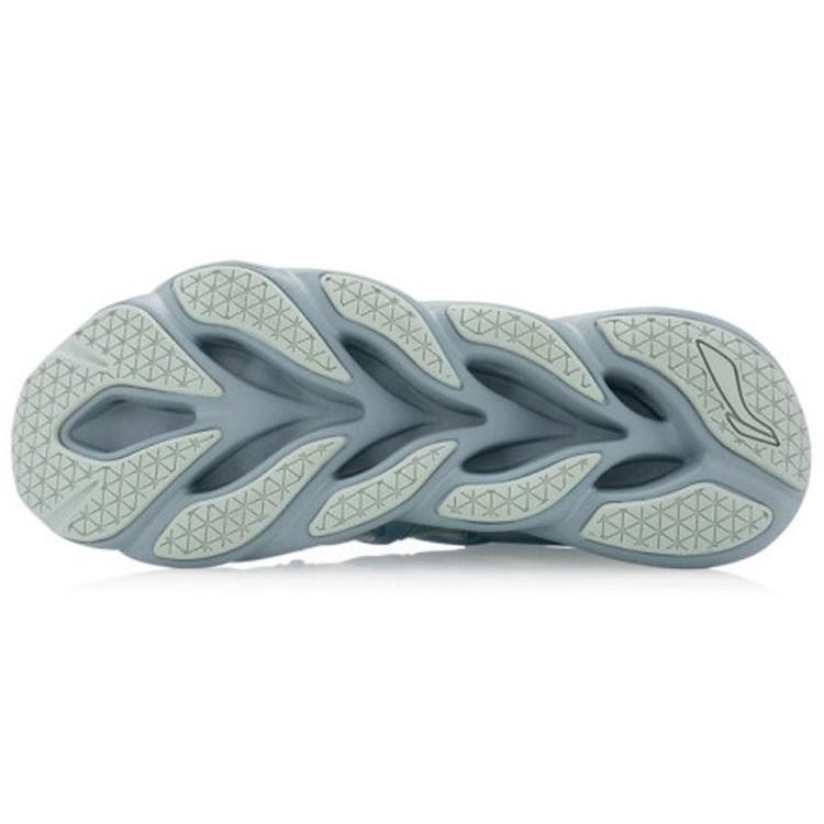 Li Ning Slip Resistant Abrasion Resistant Slip Resistant Abrasion Resistant Low Top Running Shoes Unisex Antarctic Gray ARHP191-20