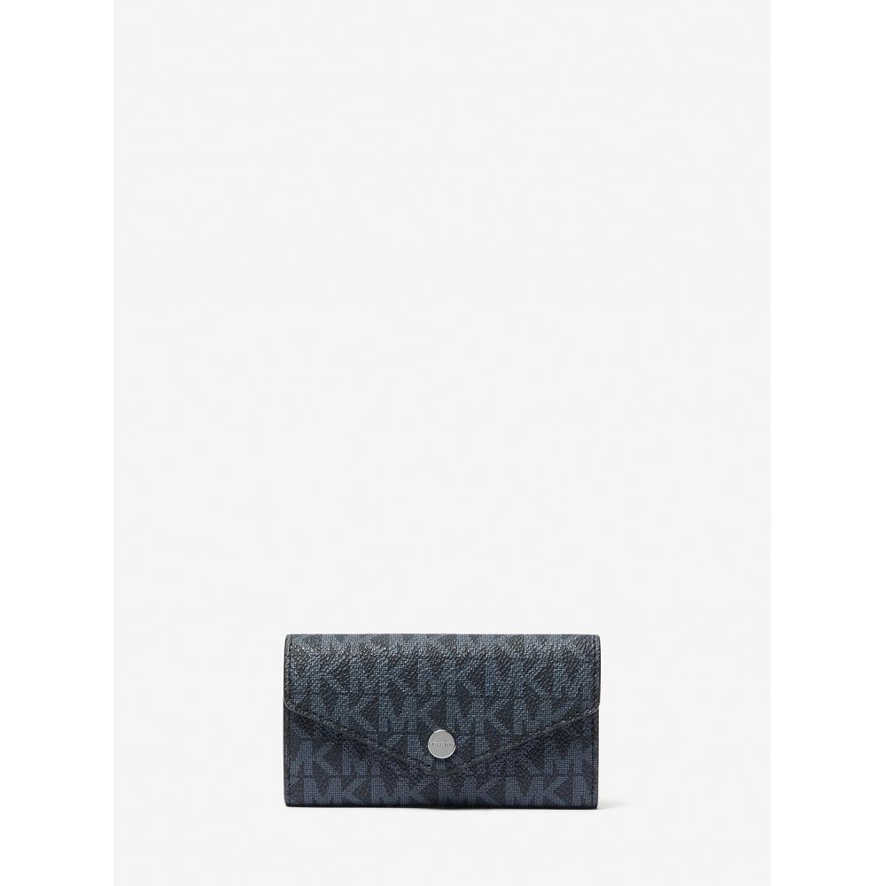 

Michael Kors Кошелек Cooper Logo Mk Signature 36u9lgfk1b2068 Admiral Pale Blue F