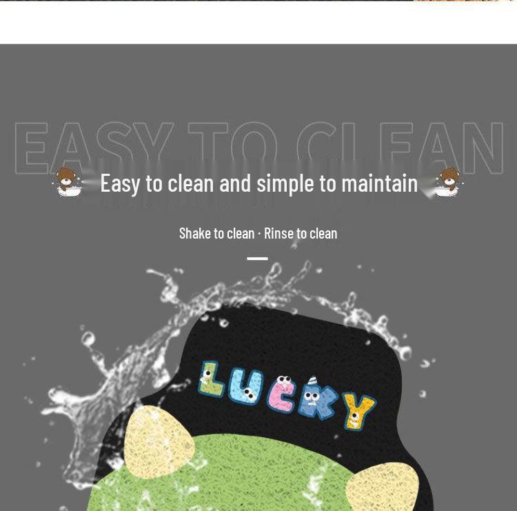 Universal Cartoon Car Interior Foot Mats - Scratch & Wear Resistant Set