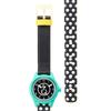 Used Special Price Item: Solar Analog Mini Watch Series Waterproof Urethane Belt SmileSolar (Q&Q Dot Pattern RP01J033 Q&Q Ladies Black)