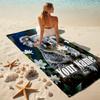 1PC Custom Name Koala Floral Paradise Beach Towel Highly Absorbent And Sand-Resistant Towel for Swimming, Pool, Yoga, And Travel Lightweight