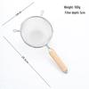 Stainless Steel Skimmer Strainer with Wooden Handle