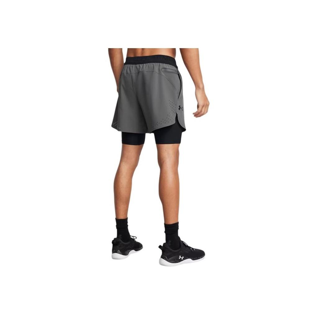Under Armour Vanish Elite 2 In 1 Breathable Fashion Versatile Casual Shorts Men Shorts Castle-Rock 1378604-027