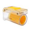 1Pcs Bee Queen Marking Bottle Bee Mark Cage Plastic One Handed Marking Catcher with Plunger Plush Garden Beekeeping Supplies