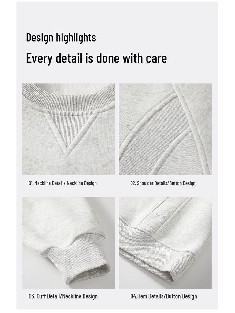 ACU Menswear | American Boxy Patchwork Hoodie 2026 - Trendy Loose Fit Pullover for Men