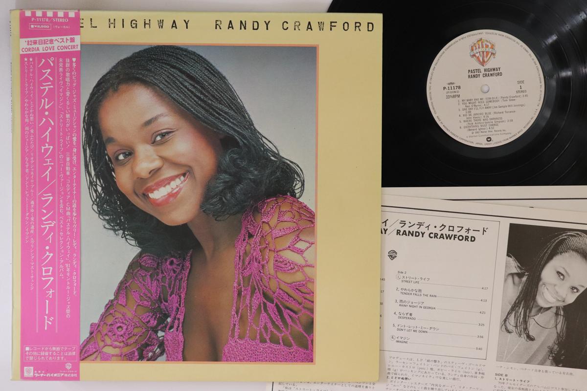 

LP Record RANDY CRAWFORD - Pastel Highway P11178 WARNER BROS 1982 Japan Obi Soul/Funk
