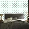Heart Wallpaper White, Mint and Green 50x1000