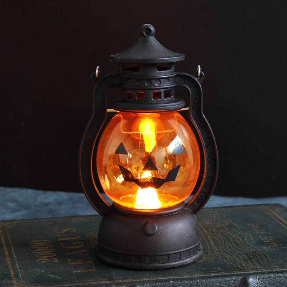 Durable Halloween Pumpkin Lantern Pumpkin Shape Atmosphere Lamp LED Night Light  Party Supplies