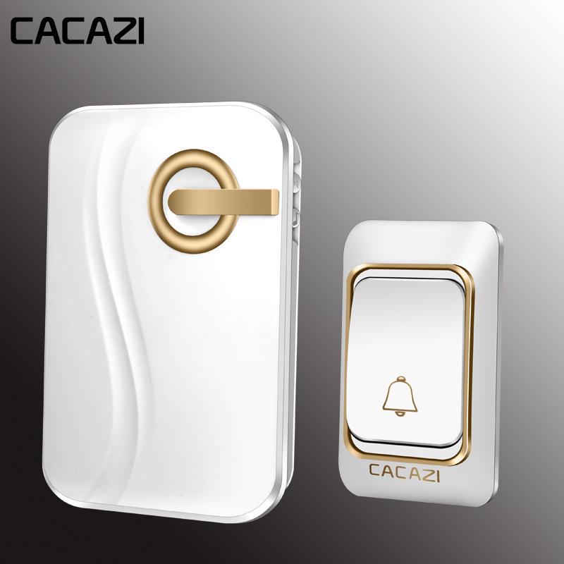Battery-Powered Wireless Waterproof Doorbell - No Plug Required No