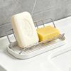 W-shaped Stainless Steel Soap Dish Rack for Bathroom
