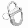 10*35mm Edelstahl Feststehende Schnappschäkel Schnellverschluss mit Rundung
