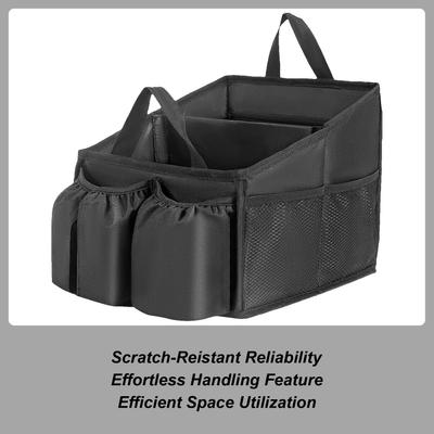 Front Seat Organizer Multi-Compartment Foldable Organization Caddy Interior Organizer Accessories For Toys Tissues Snacks Drinks