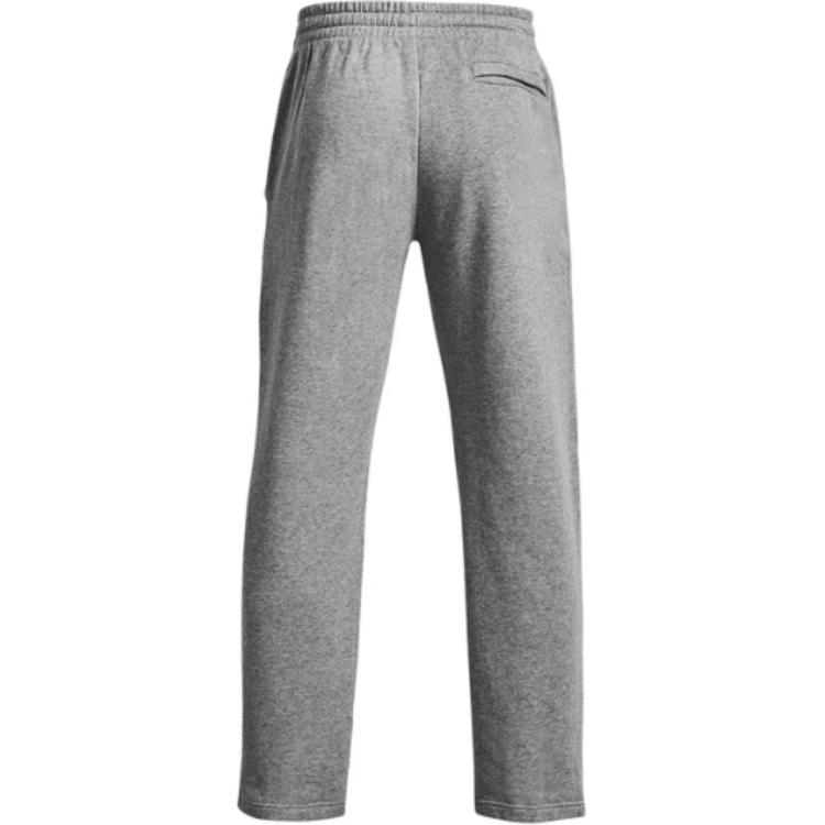 Under Armour Solid Color Drawstring Loose Casual Pants Men Bottoms Gray 1379770-025