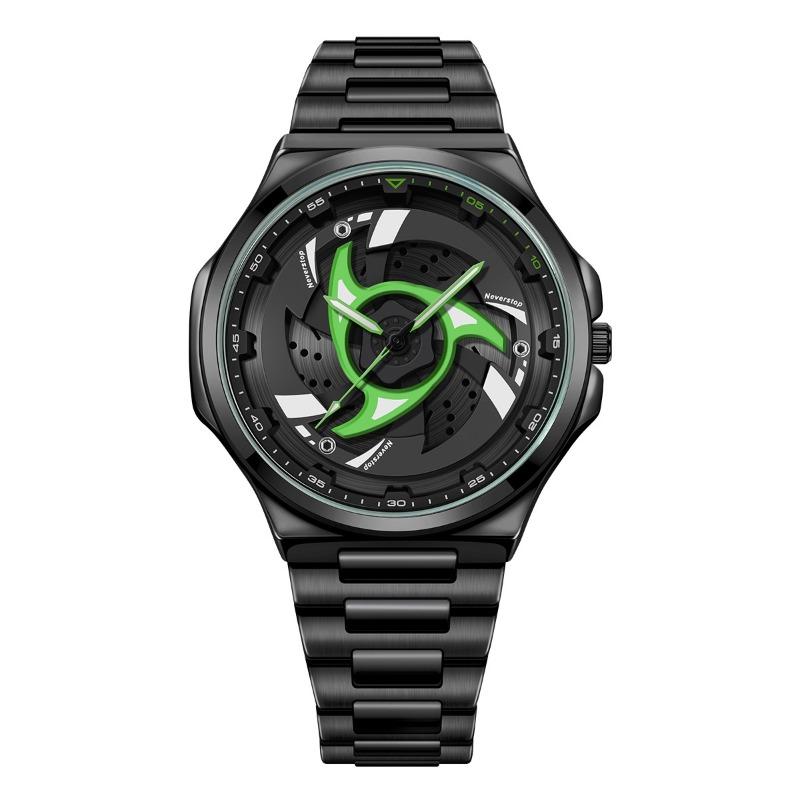 Top Brand Men's Watch Fashion Cool Luminous Quartz Rotatable Anime Modified Watch