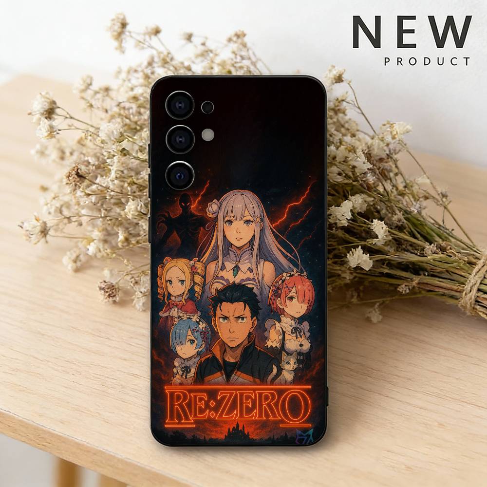 Re Z-ZERO Starting Life in Another World phone Case For Samsung S26,25,24,21,22,23,30,20,Ultra,Plus,Fe,Lite Black Soft Cover
