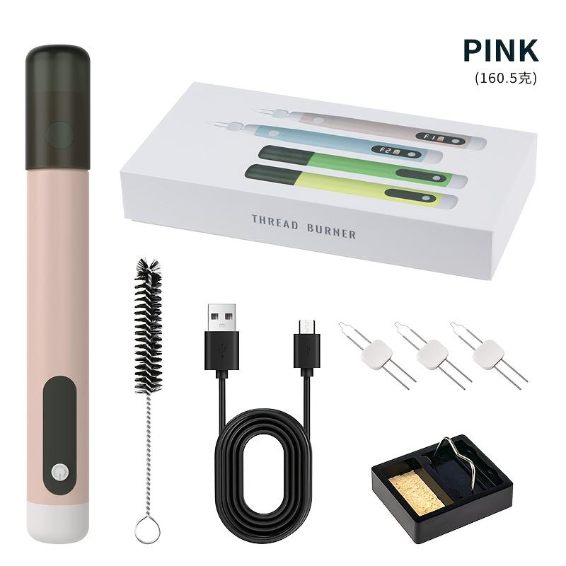 Thread Burner Kit - Plus 2 Pack Replacement Tips Included - Thread Zapper Tool for Finishing Bead Weaving, Sewing, Work