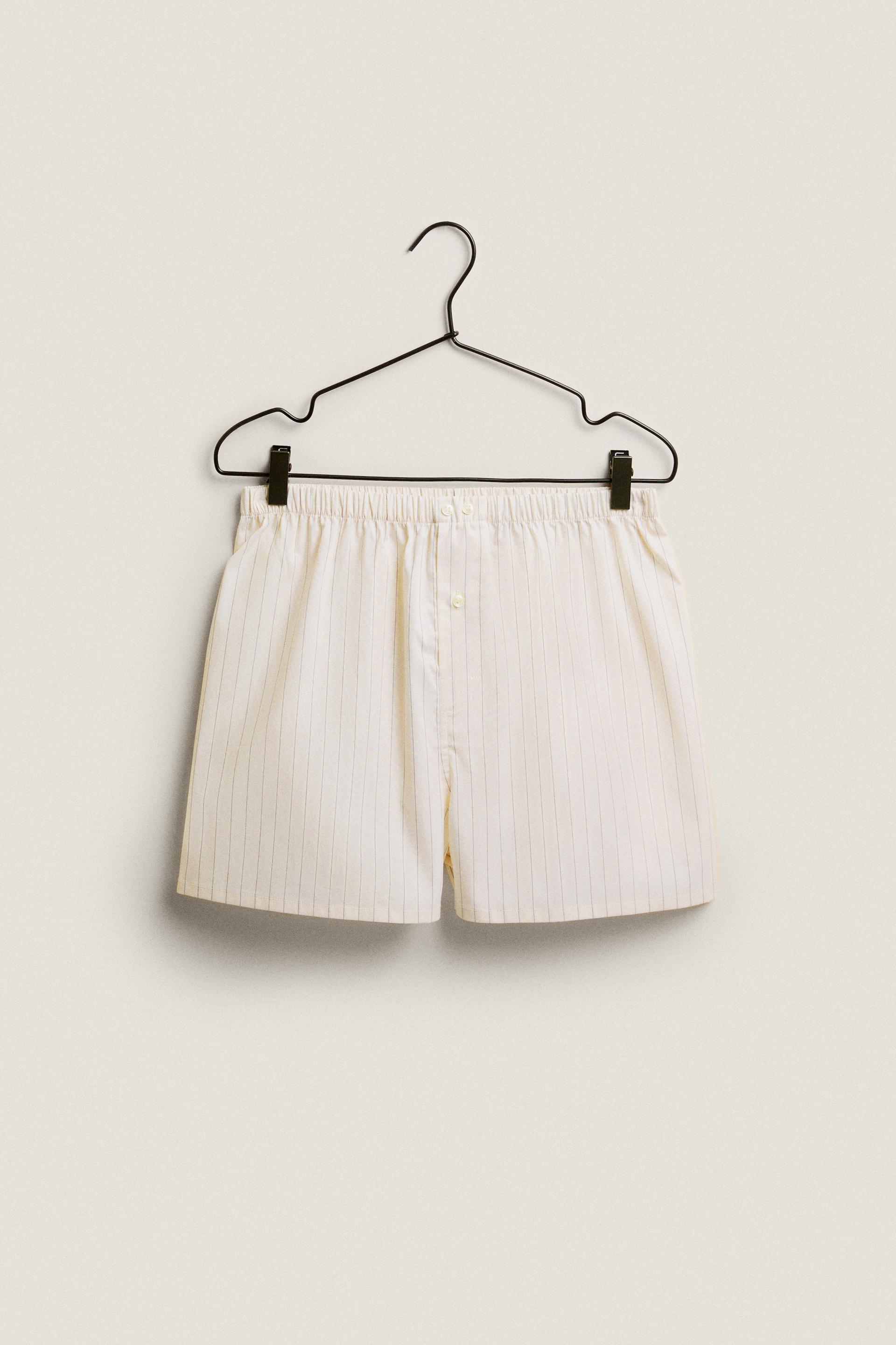 

STRIPED COTTON SHORTS