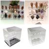 Practical Acrylic Storage Box Sturdy Acrylic Crystal Holder For Safe Display Of Valuable Stones In Various Settings