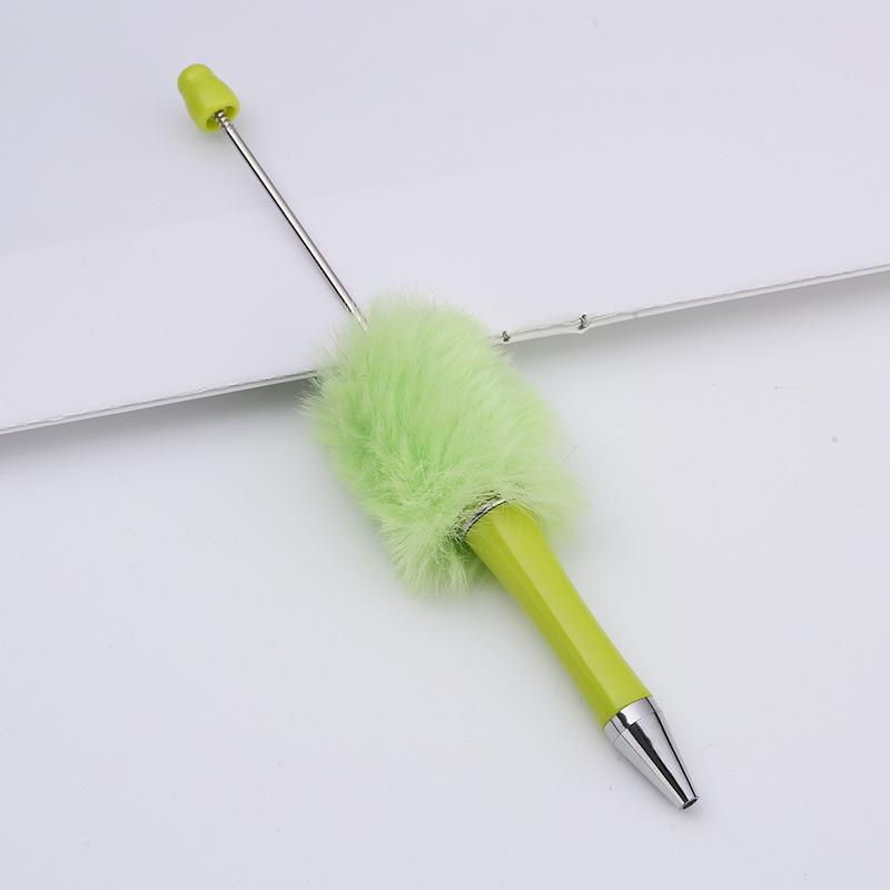 10Pcs Newest Colour Creative  Plush Ballpoint Pen Ballpoint Pen  DIY Ballpoint Pen Gift for Student Office Supplies