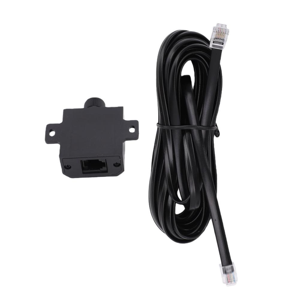 Car Bass Control Knob 6 Pin Universal Subwoofer Volume Knob with 5m Cable for Car Motorcycle Speaker Home Theater
