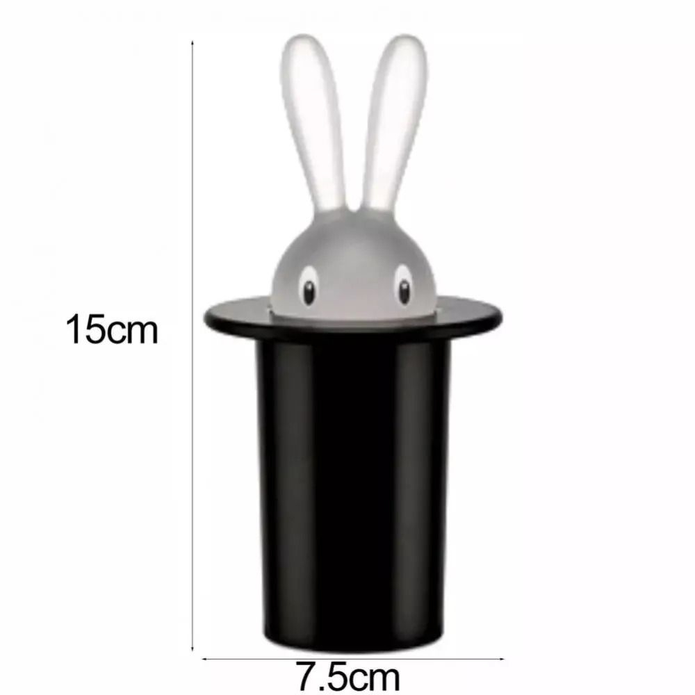 Dustproof Rabbit Toothpick Holder Press Type Toothpick Organizer  Desktop Decor