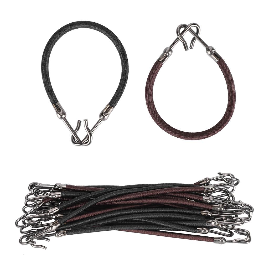 20pcs Women Ponytail Hooks Hair Clips Elastic Hair Ties Ponytail Holders Hair Accessory