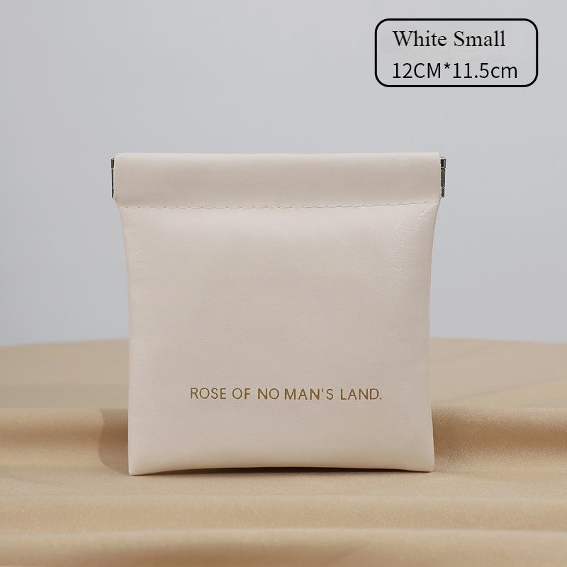 

2025 Закрытая сумка-пуля Мини ПУ сумка для хранения наушников Карамельный цвет сумка для монет Zero Wallet сумка для хранения помады XL01 красный