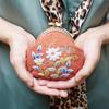 Lu Embroidery Floral Coin Purse DIY Kit: 3D Beginner's Handmade European Design