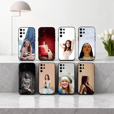Powerful Actress E-Emma S-Stone  Phone Case For Samsung S25,S24,S21,S22,S23,S30,Ultra,S20,Plus,Others Soft Black Cover
