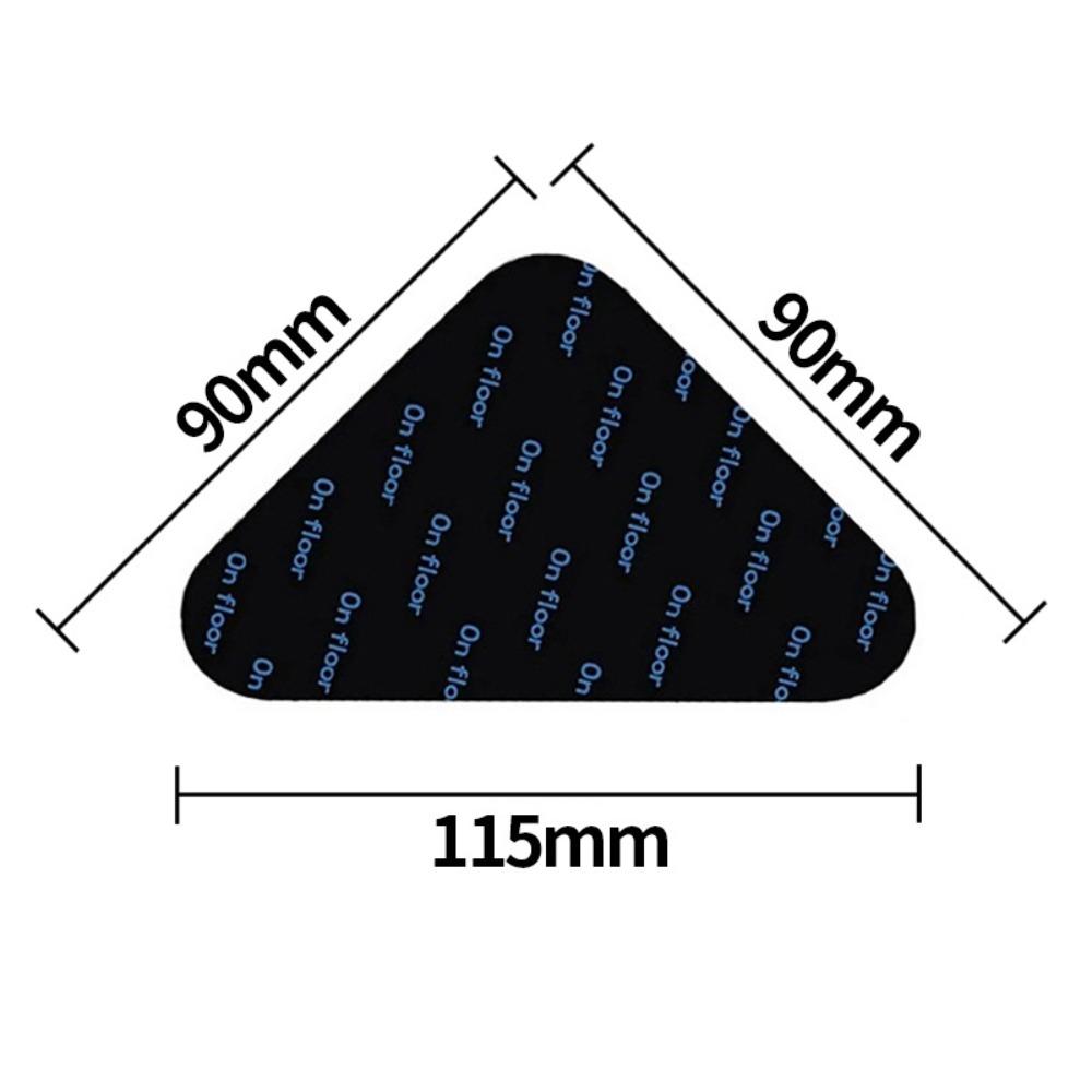 4Pcs Traceless Rug Corner Gripper Strong Adhesive Self Adhesive Rug Stickers Mat Fastener  Carpet