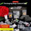 100 Stück/Beutel PE-Kunststoffverpackungsbeutel Ziplock-Beutel Pillenverpackungsbeutel Verdickter Verpackungssiegelbeutel Schmuckbeutel 2x3cm 2,5x3cm 3,5x5cm