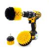 3-Piece Electric Drill Cleaning Brush Set for Cars, Discs, and Bathrooms