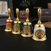 European-Style Peacock Bells Metal Hand Bells For Seniors Toddlers Adults Kids Call Bell Handheld Bell for Bar Hotel