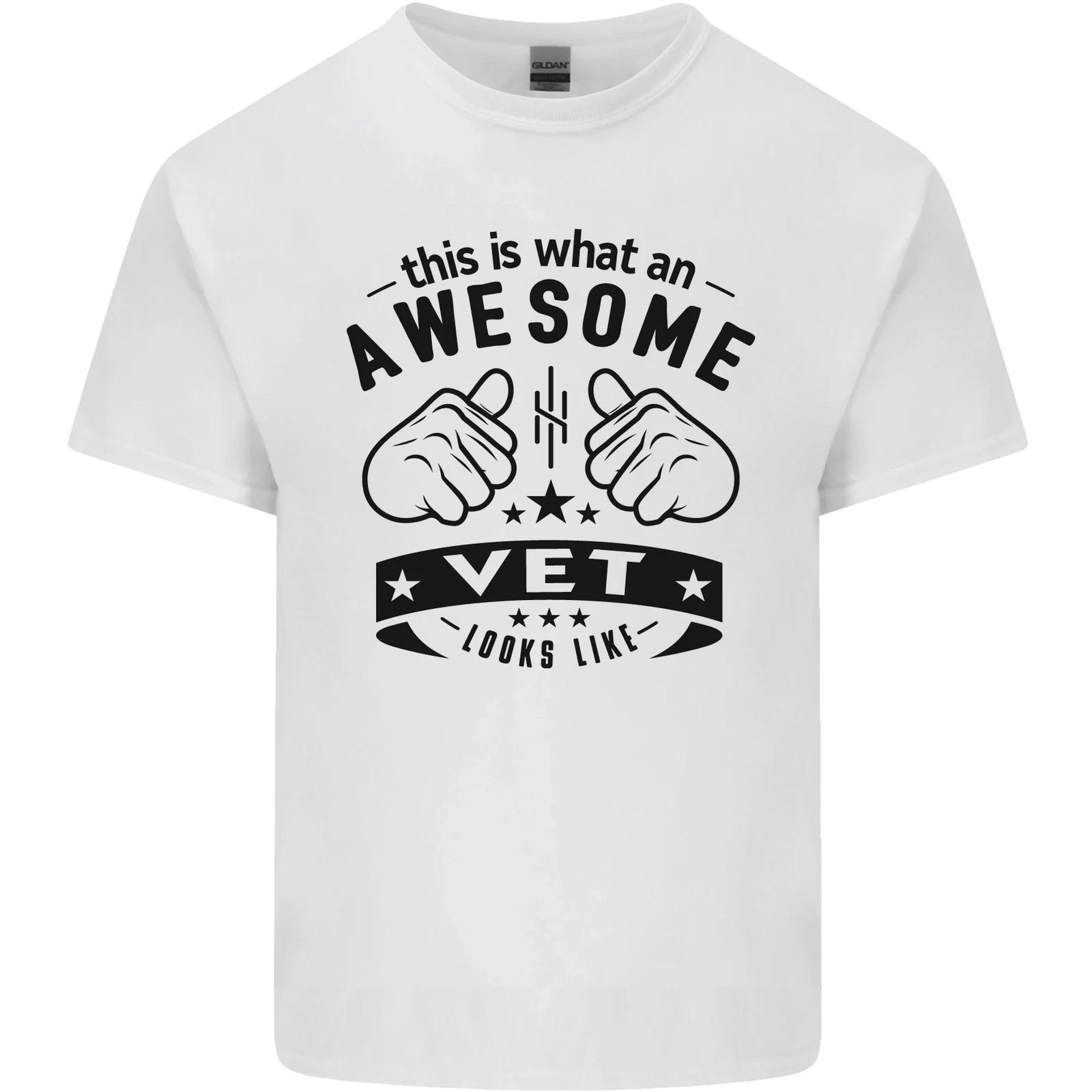 

Awesome Vet Looks Like Veterinarian Kids T-Shirt Childrens 2XL