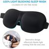 3D Contoured Sleep Mask Unisex Light Blocking Soft Eye Patch Breathable Skin-Friendly Sleeping Eye Mask For Nap Travel Yoga