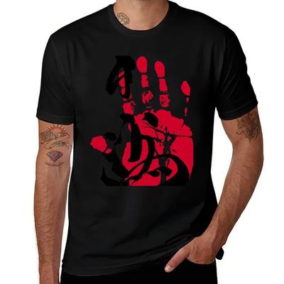 Hakuho Sumo Tegata T-Shirt Man T Shirt Cotton T Shirt Man Casual T-Shirt