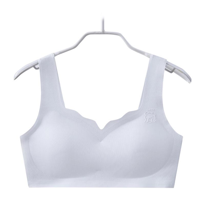 Development period student underwear girl seamless middle and high school student tube top breathable thin fixed vest girls bra