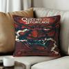 Band QQueens Of The Stone Age Office Cushion Pillowcase Car Cushion CoverXCM Lumbar Pillowcase Sofa Pillowcover