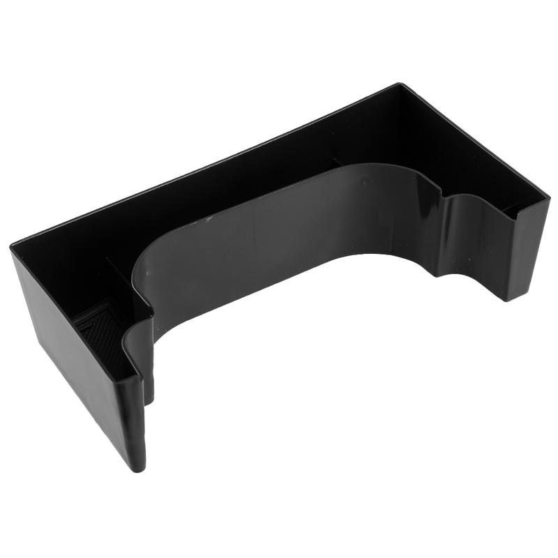 LHD Car Center Console Armrest Storage Box Organizer Holder Organize Tray Black Fit for Hyundai Kona 2024