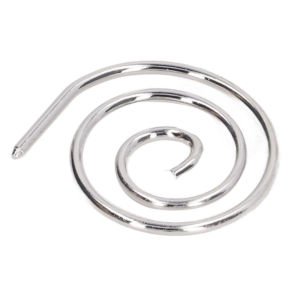 Agujas Circulares de Tejer en Espiral Acero Inoxidable Resistente a la Corrosión Punta Herramienta de Tejer para Tejedores