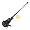 Boys Lacrosse Stick Set Complete 30in with Ball Non Falling Tail Cap Outdoor Team Sports Player Equipment Black Mesh