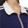 adidas Originals Trefoil Collection Outfit Jacket Women's Dark Blue/Jade White JX2802