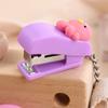 Pendant Mini Student Supplies Size 10 Staples Binding Tools Stapler Key Chain Mini Stapler Stapler