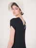 Wednesday Delight Wed_V Neck Sleeveless Dress_Black