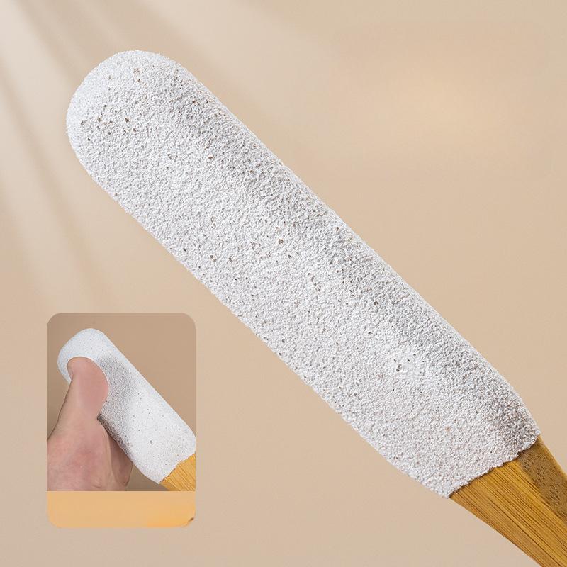 1Pc  Four-sided Foot Washboard Bamboo Wood Sand Foot Board File Foot De-dead Skin Grinding