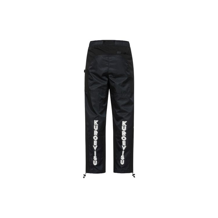 Evisu Kuro SS24 Spliced Brand Logo Regular Fit Cuffed Casual Pants Men pants 2ESGNM4PJ5017XXSN