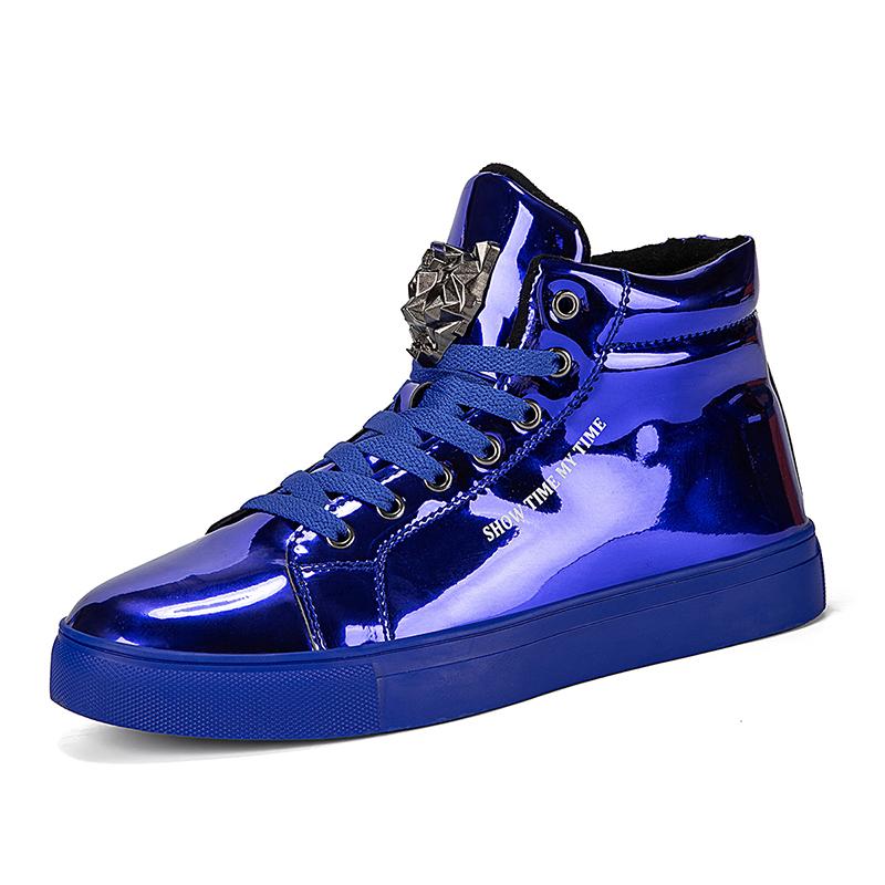 Fashion Punk Style Mens Casual Shoes Stylish Abiye Man Sneakers New Trend Ankle Boots Leisure Walk Male Motorcycle Boots Walking Shoes