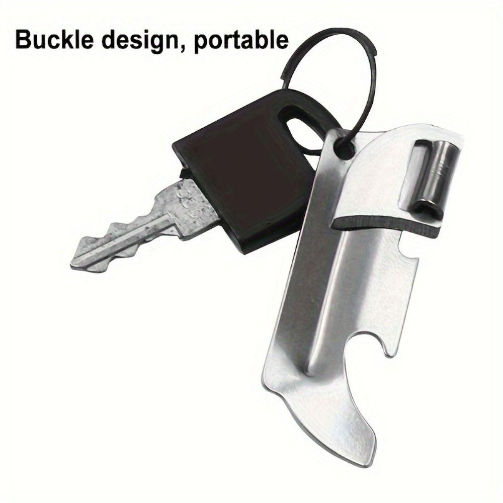 2-in-1 Bottles Opener Stainless Steel Opener Gadget Kitchen Tools Can Opener  Cans