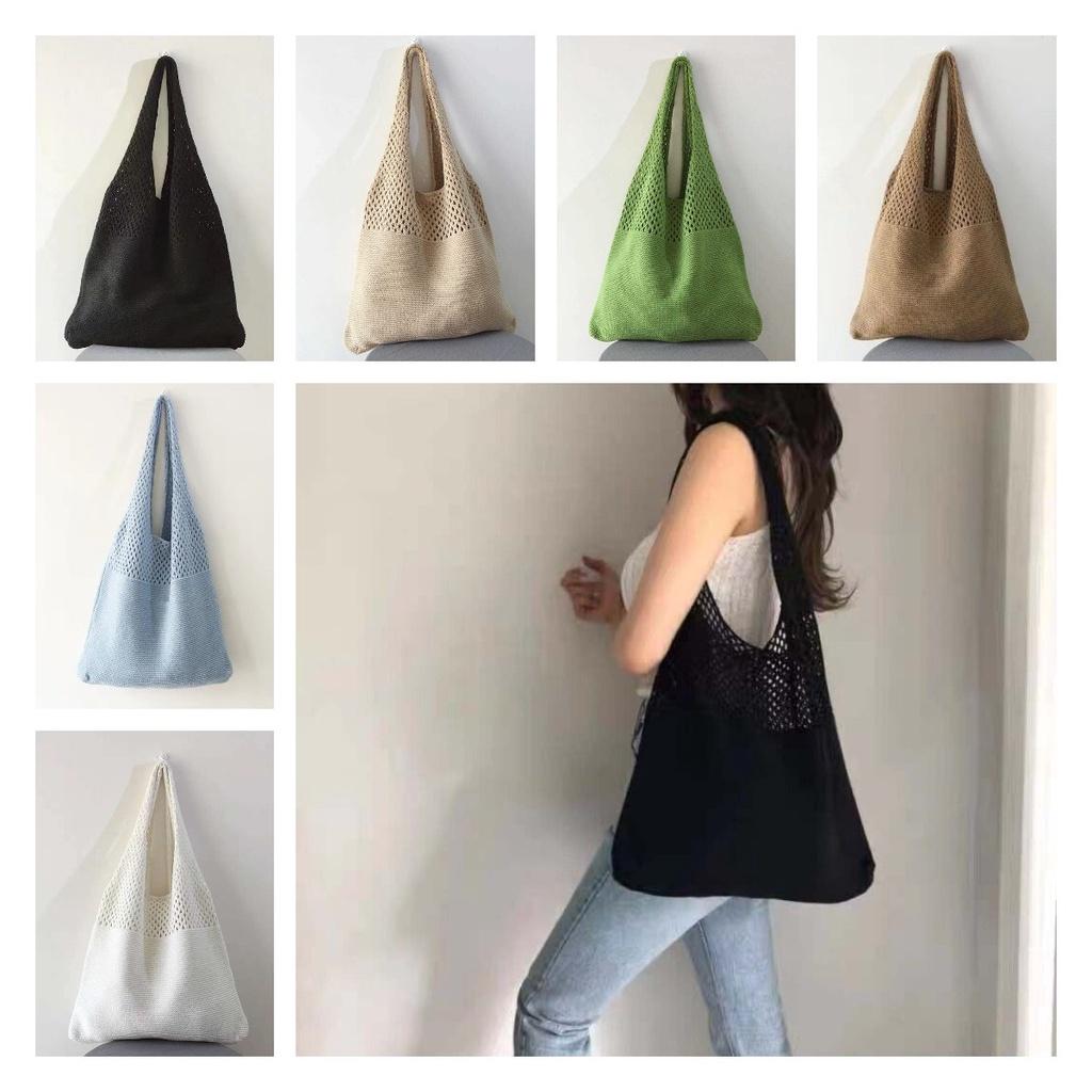 Vintage Knitted Shoulder Bag For Women, Elegant And Chic, Perfect For Daily Use, Large Capacity